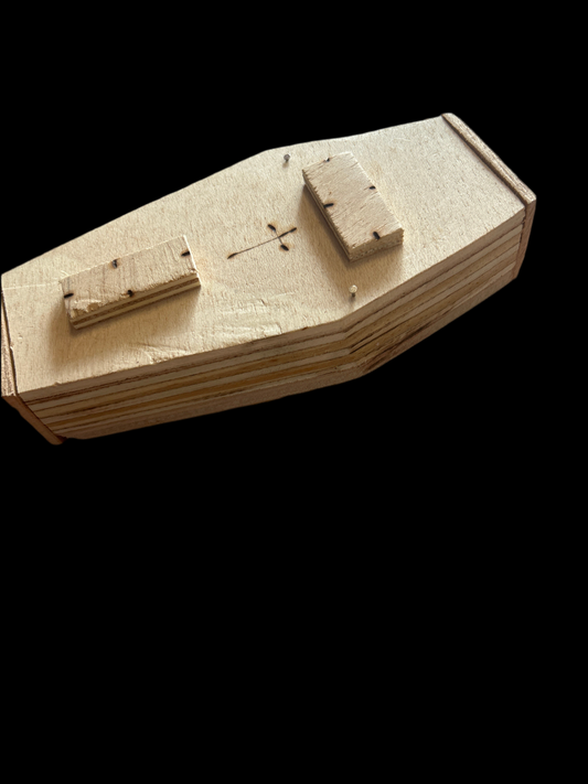 Caja De Madera De Muerto Chiquita