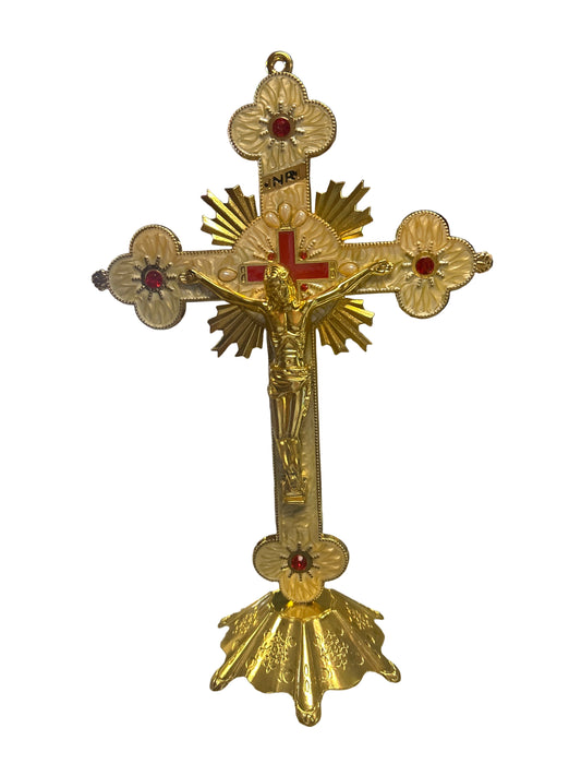 Crusifijo Metal Grande El Santisimo Para Boveda
