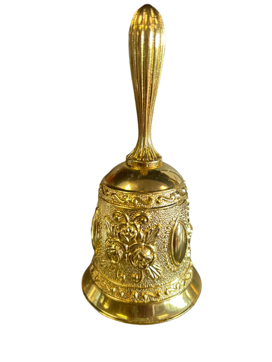Campana De Oshun Platiada Y Pequena
