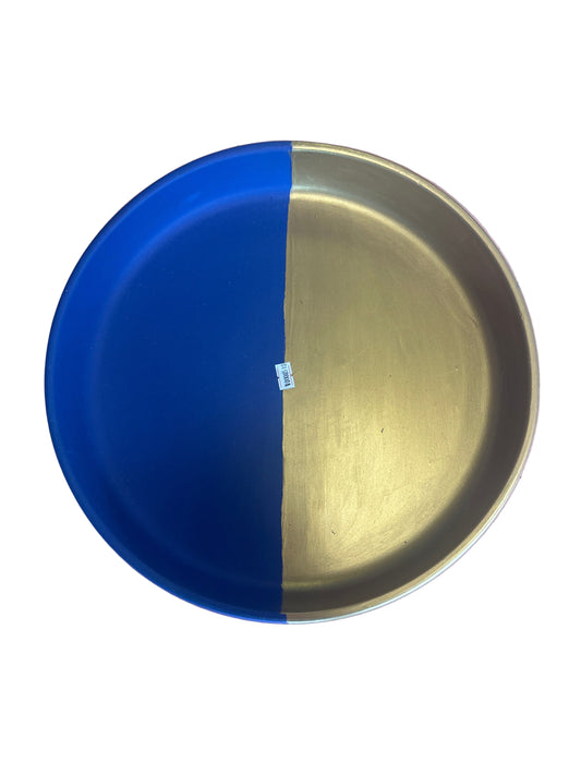 Plato Pintado De Orichaoco Elegua Y Ochosi 14"