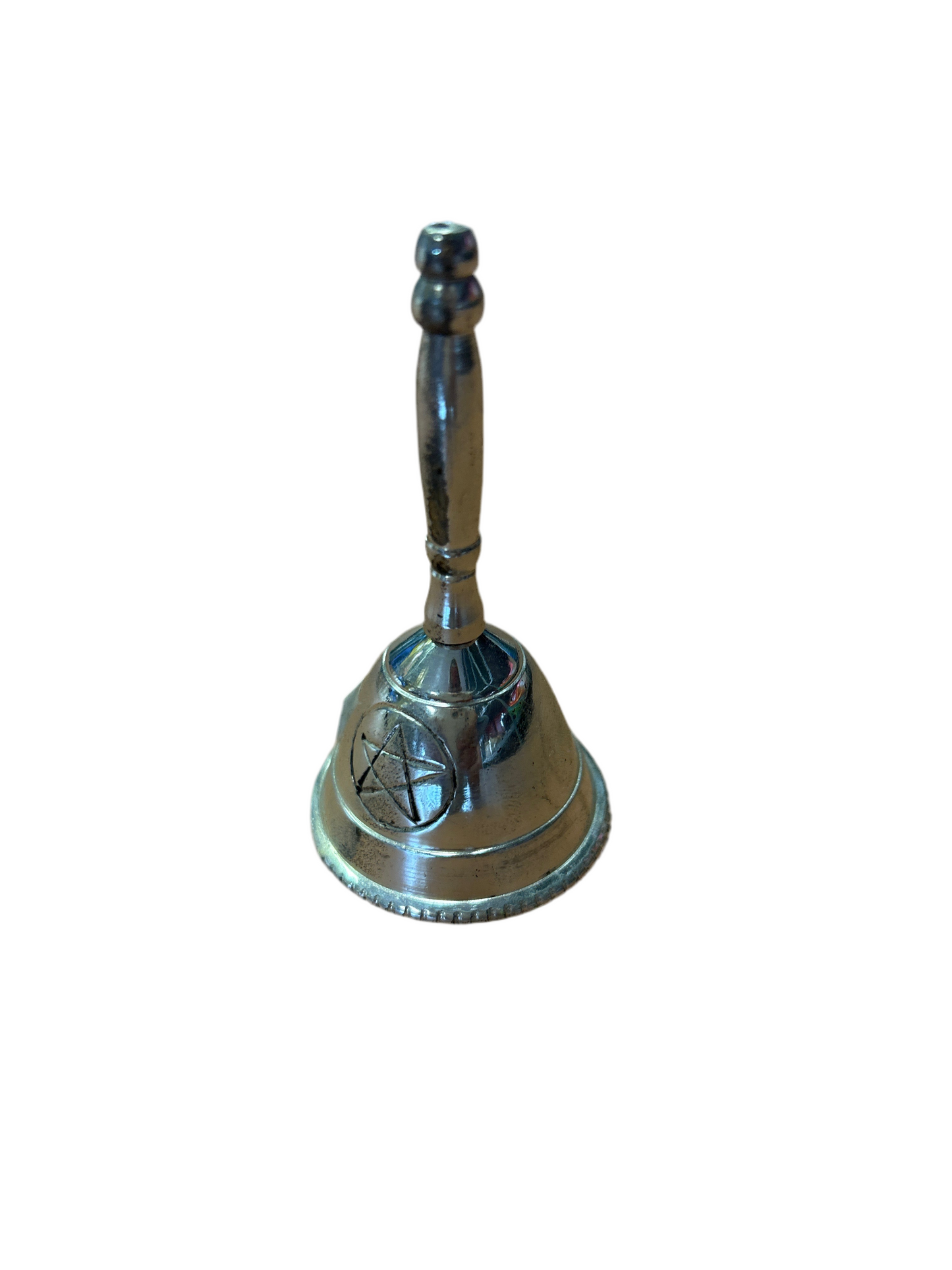Campana De Oshun Platiada Y Pequena