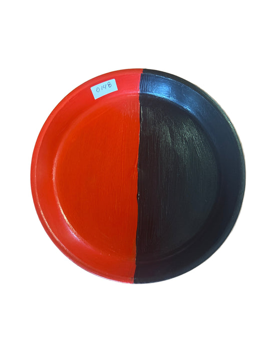 Plato De Barro Pintado mediano 8"