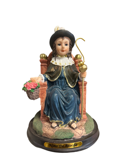 Virgen De Niño De Atocha De 5"